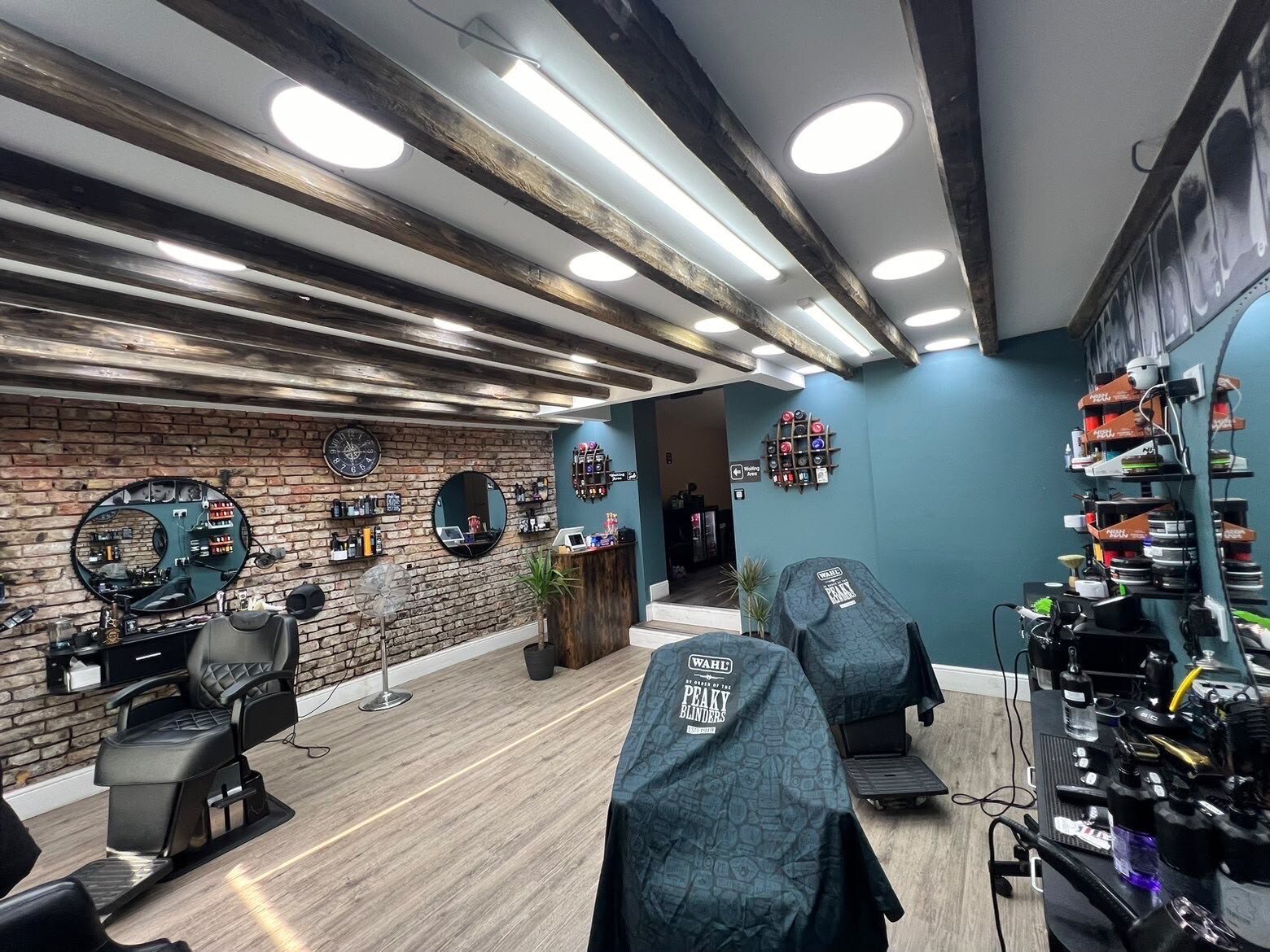 The barbering studio inside Cygneture Barbers